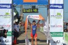 Nan Oliveras, guanyador del triatló de Tome, a Xile
