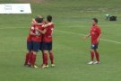 Derrota dolça de la Unió Esportiva Olot en el darrer partit de la temporada davant l'AE Prat, que ha baixat avui a Tercera (1-3)
