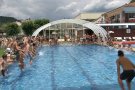 Centenars d'olotins i olotines es mullen per l'esclerosi múltiple a les piscines de la ciutat