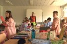 L'escola Joan Maragall de Santa Pau inicia el curs amb una desena d'alumnes més i un barracó per acollir els cursos de primer i segon de primària