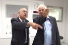Olot Televisió provoca una trobada entre el conseller de Salut i l'alcalde d'Olot al nou hospital prèvia a la inauguració d'avui