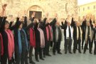 L'espot promocional d'Olot Televisió amb el Gospel Cor Garrotxa arriba a la seva fase final amb la gravació de les imatges