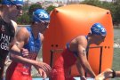Nan Oliveras i Genís Grau es classifiquen en el top-10 a la Copa d'Europa de triatló disputada a Madrid