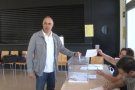 El candidat d'ERC a Olot, Pere Gómez, demana anar a votar 