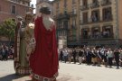 Olot celebra el Corpus amb el ball dels Gegants i la sardana 'Adéu Vila d'Olot' a la plaça Major