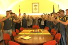 El CEF Bosc de Tosca culmina els actes de celebració del títol de lliga amb una recepció a l'Ajuntament de les Preses i un sopar de gala