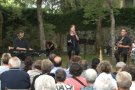 El trio Danisare porta la música americana al Parc Nou d'Olot en un altre concert de Música al Parc