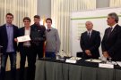 L'empresari garrotxí Salvador Vergés recull el Premi a Millor Jove Emprenedor Innovador de la Indústria Agroalimentària 2015
