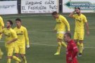 La Unió Esportiva Olot és superior al líder de la categoria però un gol de Carlos Martínez li val al Vila-real 'B' per endur-se un punt de l'estadi municipal (1-1)