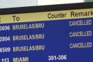 Cancel•lats tots els vols d'aquest dimecres entre l'aeroport del Prat i el de Zaventem de Brussel•les