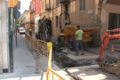 Es talla el trànsit al carrer Fontanella per obres vinculades al projecte de l'illa energètica