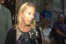 La consellera de la Presidència, Neus Munté, assegura a Olot que participarà a la manifestació de la Diada