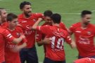 La Unió Esportiva Olot trenca una ratxa de 33 anys sense guanyar l'Europa a casa i venç per 1 a 0 amb un gol del pitxitxi Marc Mas