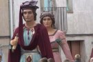 Els gegants de Les Preses celebren el seu vintè aniversari amb una cercavila a la Festa Major