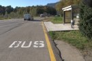 Les parades de bus del polígon de la Serra de la Vall d'en Bas ja són obertes per acollir els busos de les línies d'Olot a Barcelona