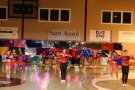 El grup ‘Dracs Cheer & Dance’ actua a Sant Joan les Fonts abans de participar a la Copa d’Europa de Cheerleading del juny