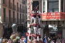 La colla Els Xerrics descarrega dos castells de 7 a la diada de Sant Jordi i ambiciona tornar a portar el 4 de 7 amb agulla a la trobada de colles gironines que se celebrarà a Olot
