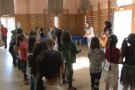 El grup d'havaneres Anxovetes visita l'Escola Malagrida per a fer un taller de veu i compartiran escenari dissabte 13 de maig a la Sala El Torín