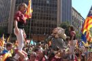 Més de 2.000 garrotxins viatgen a Barcelona amb 39 autobusos per celebrar la Diada amb la mirada posada a l'1-O