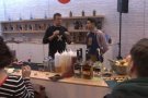 Jordi Ferrer i Gerard Ruiz fan un maridatge de xocolata amb rom al Fòrum Gastronòmic de Girona