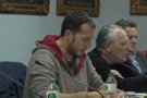 Lluís Rubió, regidor de la CUP, deixa el seu lloc al Ple de l'Ajuntament d'Olot