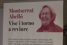 Alba Associació de Dones de la Garrotxa homenatja la poeta i traductora Montserrat Abelló