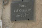 Les Planes d'Hostoles canvia el nom de Plaça Espanya per Plaça 1 d'octubre