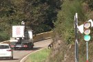 La carretera de Santa Pau viurà talls intermitents en la circulació durant un mes en motiu de les obres del carril bici