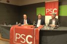 Josep Guix presenta oficialment la seva candidatura a la ciutat d'Olot pel PSC amb la presència de Miquel Iceta
