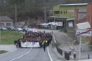 Unes 200 persones participen en la marxa unitària contra la violència masclista on es va reclamar més justícia