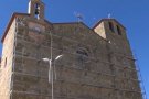L'església de Tortellà es troba en obres a causa de despreniments importants