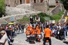 La Festa del Roser de Sant Joan les Fonts omple el municipi d'activitat i música per a totes les edats
