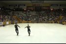 Artur Balagué i Eli Prat, campions d'Espanya de patinatge artístic en parella
