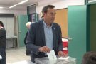 Pep Berga (JxCat) ha estat el primer dels candidats d'Olot a votar