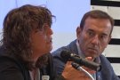La consellera d'Agricultura i Ramaderia, Teresa Jordà, explica a Olot el nou decret de dejeccions ramaderes