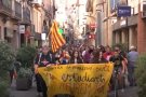 Els estudiants garrotxins protesten de nou tallant la xarxa viària