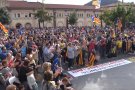 6.000 persones participen a la manifestació d'aquest divendres a la tarda en suport a les Marxes per la Llibertat