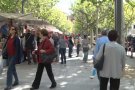 Primera jornada de la Fira de Sant Lluc amb un centre d'Olot ple a vessar