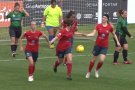 Recital de la UE Olot femení davant el Montcada i primera victòria de la temporada a casa (4-0)