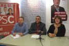 Els candidats gironins del PSC expliquen les propostes del partit en matèria laboral a Olot