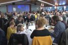 Uns 320 col·laboradors del Pessebre de Joanetes celebren amb un dinar la gran rebuda que un any més han tingut