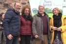 Centenars de persones visiten la Fira del Fesol de Santa Pau, que va rebre la consellera Alba Vergés