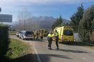 El ciclista ferit diumenge en un accident a la Vall d'en Bas ja ha estat donat d'alta