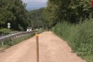 Les obres del carril bici de Santa Pau ja es donen per finalitzades