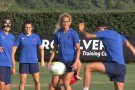 El Barça es prepara per a la Champions Femenina al Centre d'entrenament de RoyalVerd de la Vall d'en Bas