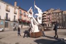 L'escultura 'La Força interior' de l'olotina Cristina Montero arriba a la Garrotxa