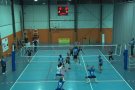 Victòria clara del masculí del Club Vòlei Olot davant el Cisneros de Canàries (3-0)