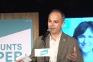 Jordi Turull acompanya Junts en un acte de campanya a la Sala El Torín d'Olot