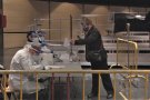 Poca afluència entre set i vuit del vespre, l'hora de votació reservada pels votants en quarantena