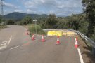 El pas entre Montagut i Tortellà, tallat per obres fins a finals de mes